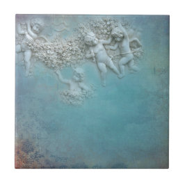 Cherubs 3D Kakelplatta