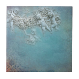 Cherubs 3D Kakelplatta