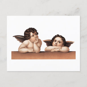 Cherubs after Raphael (1890). Vykort