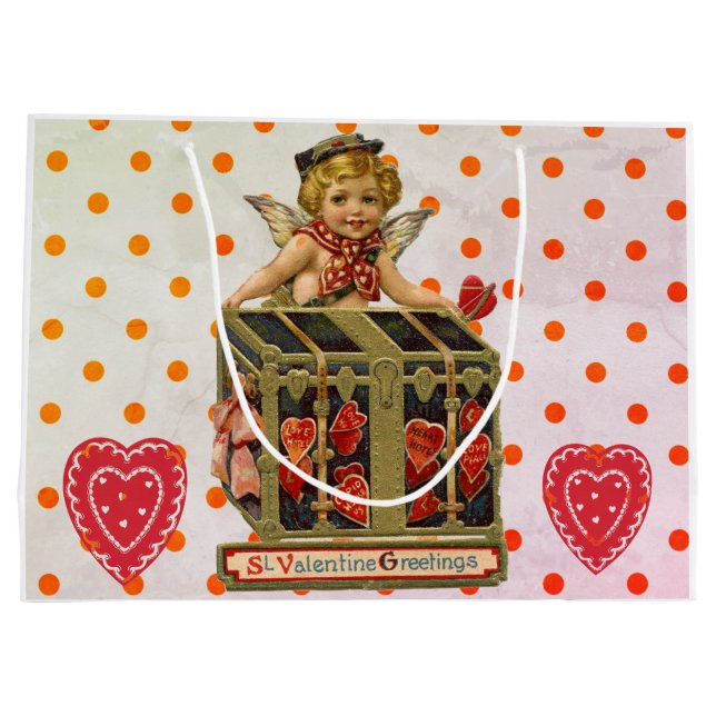 Cherubs and HEART Gift Bag (Baksidan)