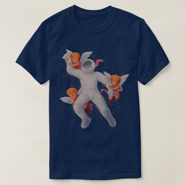 Cherubs Astronaut av Tobe Fonseca T Shirt (Design framsida)