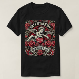 "Cherubs Kärlek Valentindag T-Shirt" T Shirt