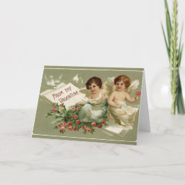 Cherubs och Ro Valentine Helgkort