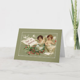 Cherubs och Ro Valentine Helgkort