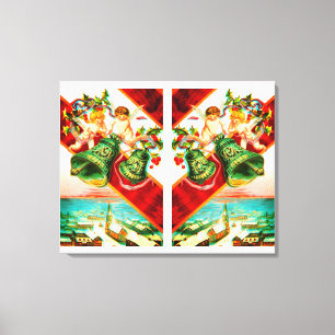 Cherubs ringer klockor canvas