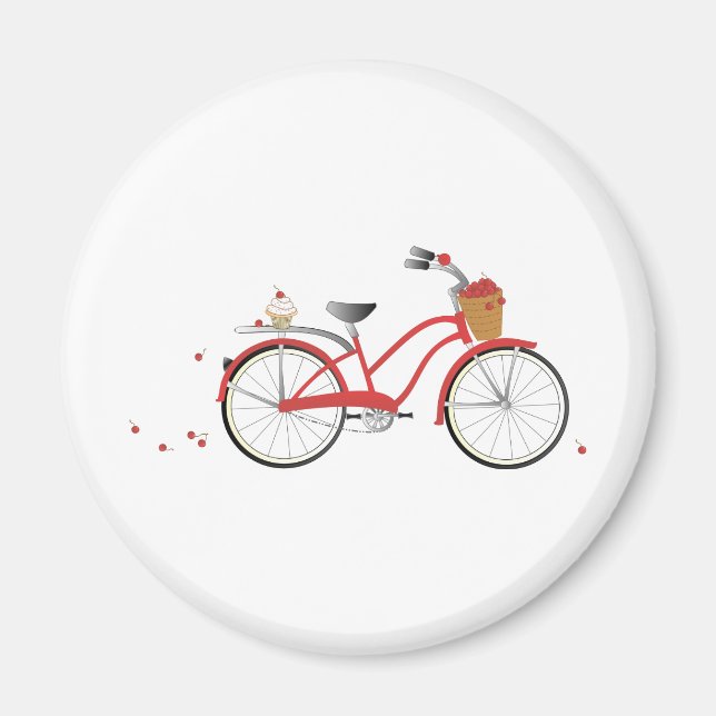 Chery Cherry Bicycle Magnet (Framsidan)