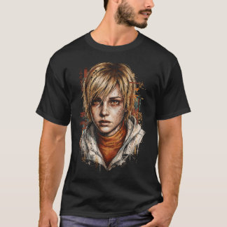 Cheryl Heather Silent Hill 3 Orange Tröja Svart L