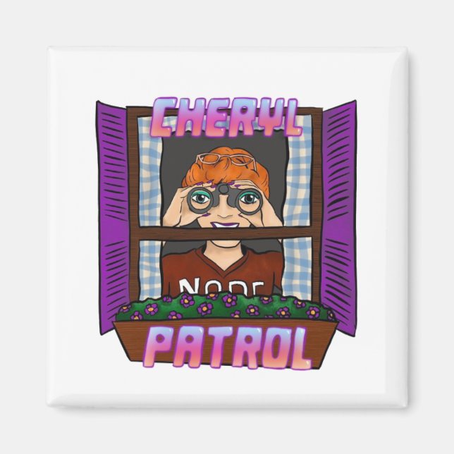 Cheryl Patrol Magnet (Framsidan)