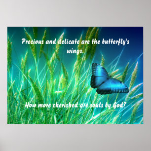 Cherzed Butterfly Poster
