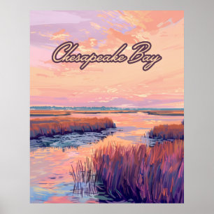Chesapeake Bay Annapolis Maryland Virginia Sunrise Poster