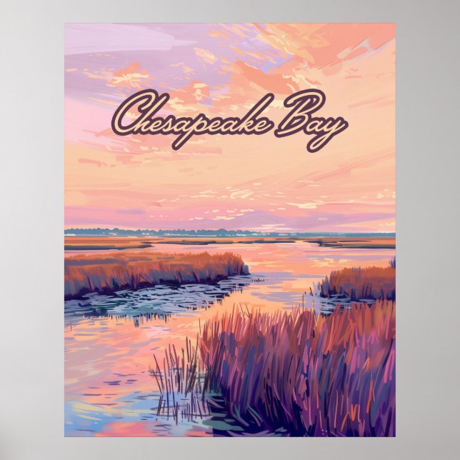 Chesapeake Bay Annapolis Maryland Virginia Sunrise Poster (Framsidan)