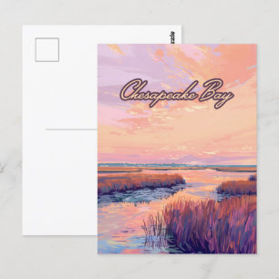 Chesapeake Bay Annapolis Maryland Virginia Sunrise Vykort