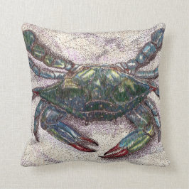 Chesapeake Bay Blue Crab Dekorativ kudde