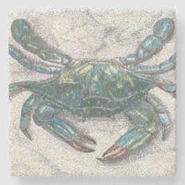 Chesapeake Bay Blue Crab Underlägg Sten