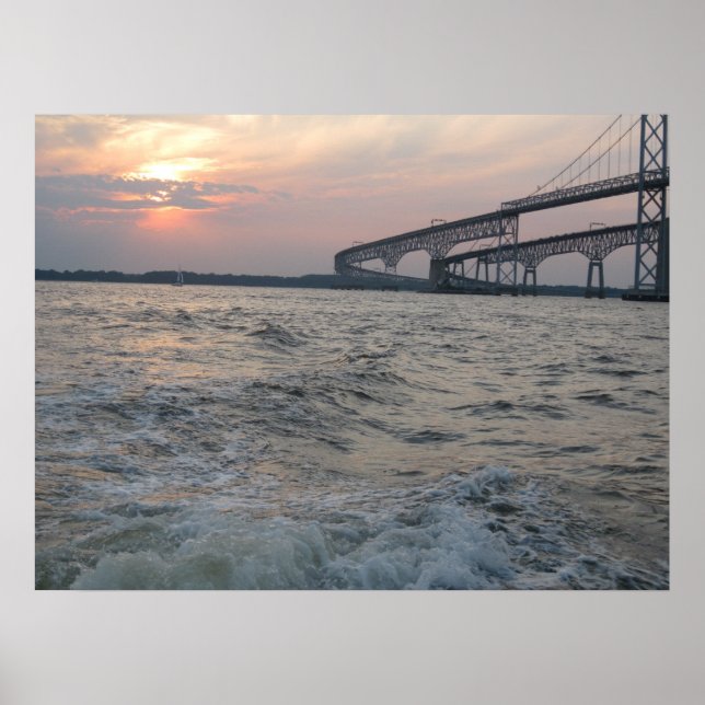 Chesapeake Bay Bridge-foto Poster (Framsidan)