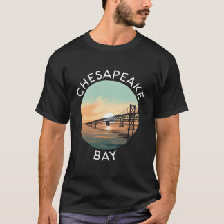 Chesapeake Bay Bridge Maryland Annapolis Kent Isla T Shirt