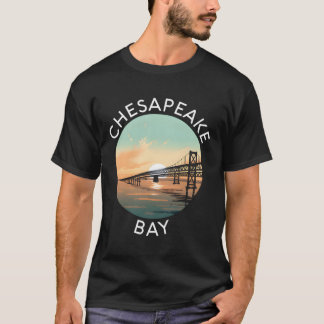 Chesapeake Bay Bridge Maryland Annapolis Kent Isla T Shirt