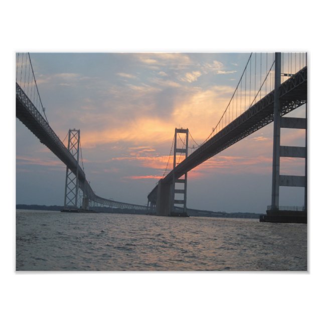 Chesapeake Bay Bridge Photo Poster (Framsidan)