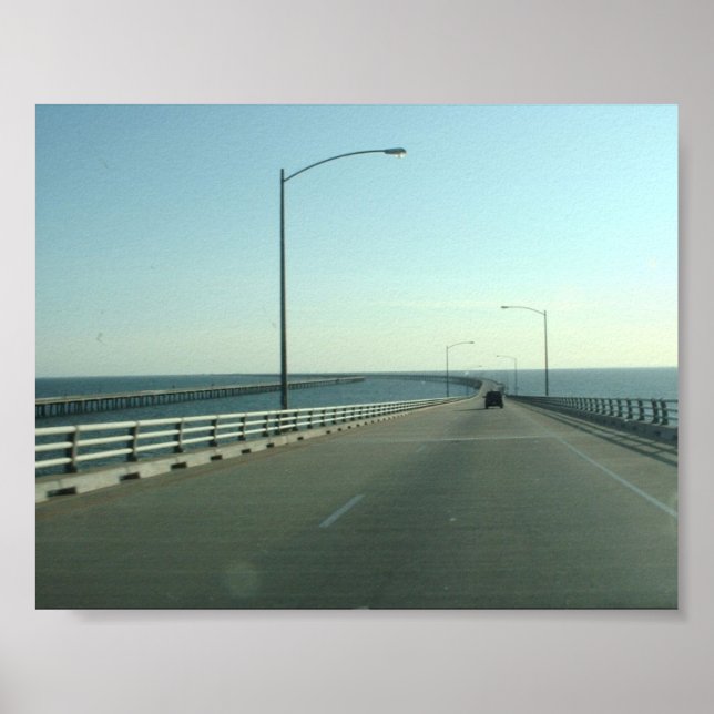 Chesapeake Bay Bridge - skriv ut/poster Poster (Framsidan)