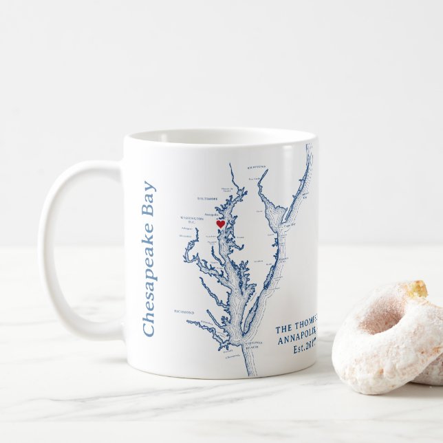 Chesapeake Bay Gift Kaffemugg (Med munk)