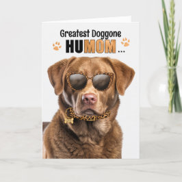 Chesapeake Bay Hund Best HuMOM någonsin Mors dag Helgkort
