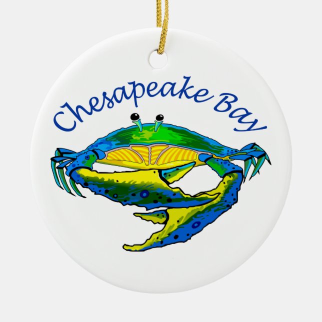 Chesapeake Bay Julgransprydnad Keramik (Framsidan)