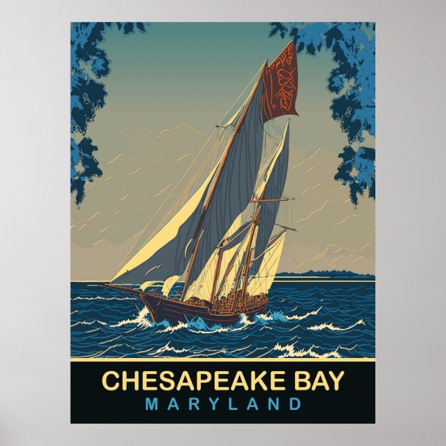 Chesapeake Bay, Maryland, Resa Poster (Framsidan)