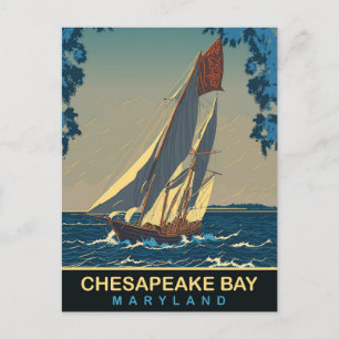 Chesapeake Bay, Maryland, Resa Vykort