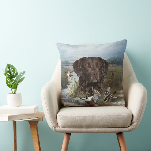 Chesapeake Bay Retriever, Art Kudde (Stol)