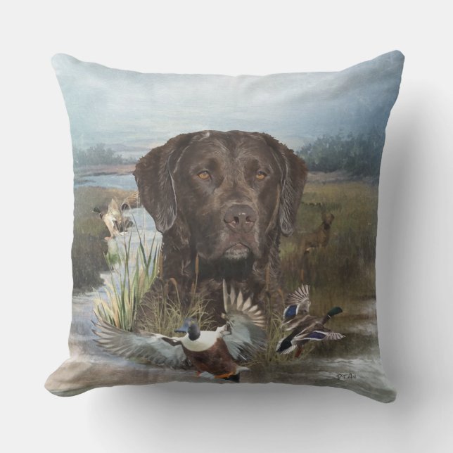 Chesapeake Bay Retriever, Art Kudde (Framsida)