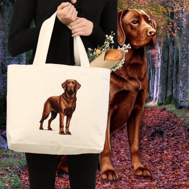 Chesapeake Bay Retriever Bag Jumbo Tygkasse (Skapare uppladdad)