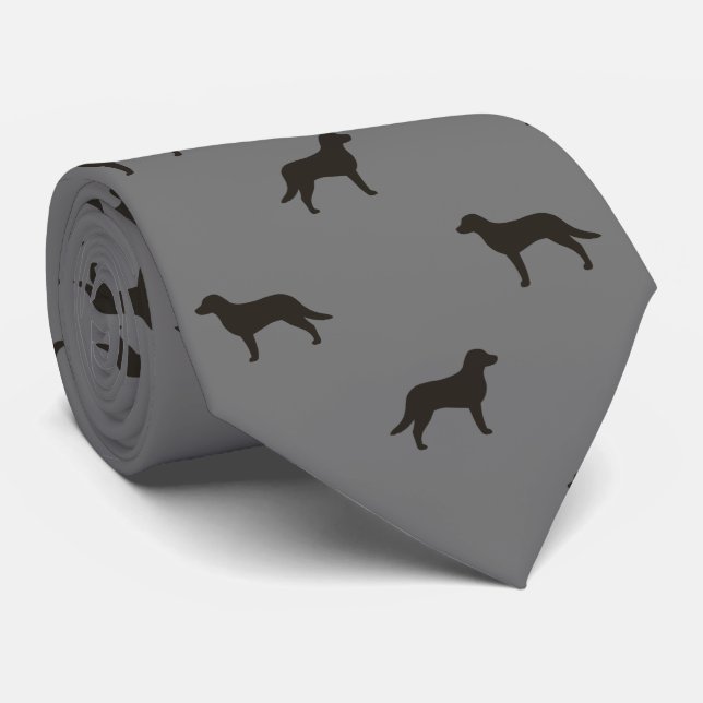 Chesapeake Bay Retriever Hund Silhouettes Mönster Slips (Rullad)