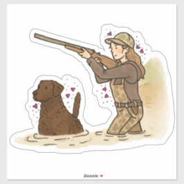 Chesapeake Bay Retriever Jakt Bil Klistermärke Klistermärken