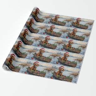 Chesapeake Bay Retriever Jul Jakt Båt Presentpapper