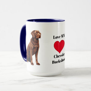 Chesapeake Bay Retriever Kärlek MY Chessie Mugg