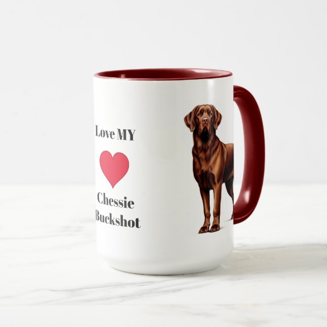 Chesapeake Bay Retriever Mugg (Framsida höger)