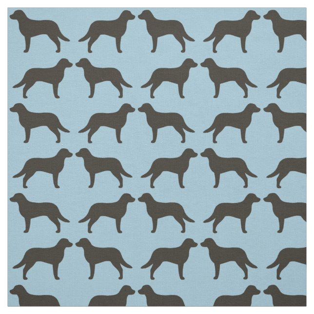 Chesapeake Bay Retriever Siluetter Chessies Tyg (Provkarta)