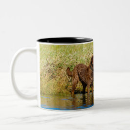 Chesapeake Bay Retriever som jagar Hund-kaffe Mugg