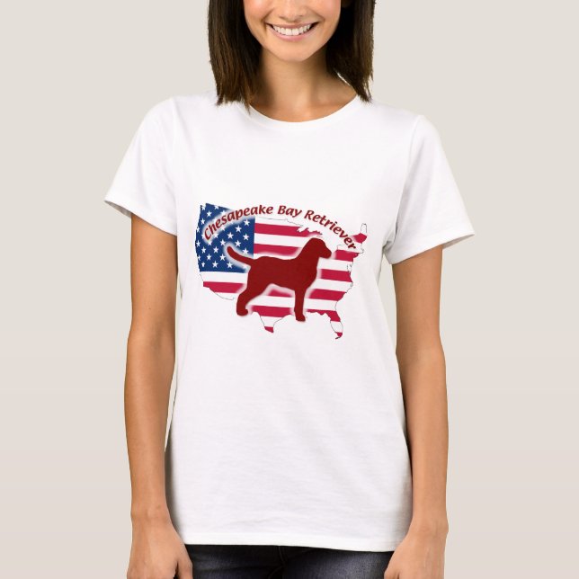 Chesapeake Bay Retriever Tee Shirt (Framsida)