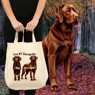 Chesapeake Bay Retriever Tote Tygkasse