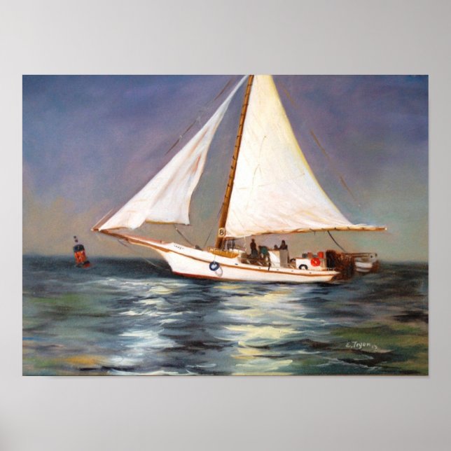 Chesapeake Bay Skipjack Poster (Framsidan)