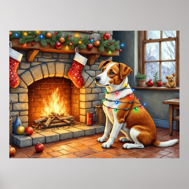 Chesapeake Bay Terrier Eldagsljus Poster (Framsidan)