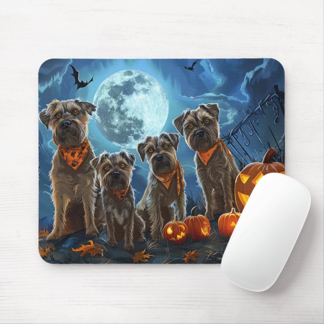 Chesapeake Bay Terrier Halloween Kuslig Musmatta (Med mus)