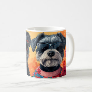 Chesapeake Bay Terrier Hjärtros Alla hjärtans dag Kaffemugg