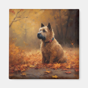 Chesapeake Bay Terrier i höstlöv Magnet