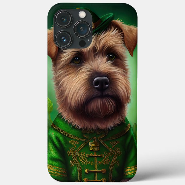 Chesapeake Bay Terrier i St. Patrick's Day-dräkt (Baksida)