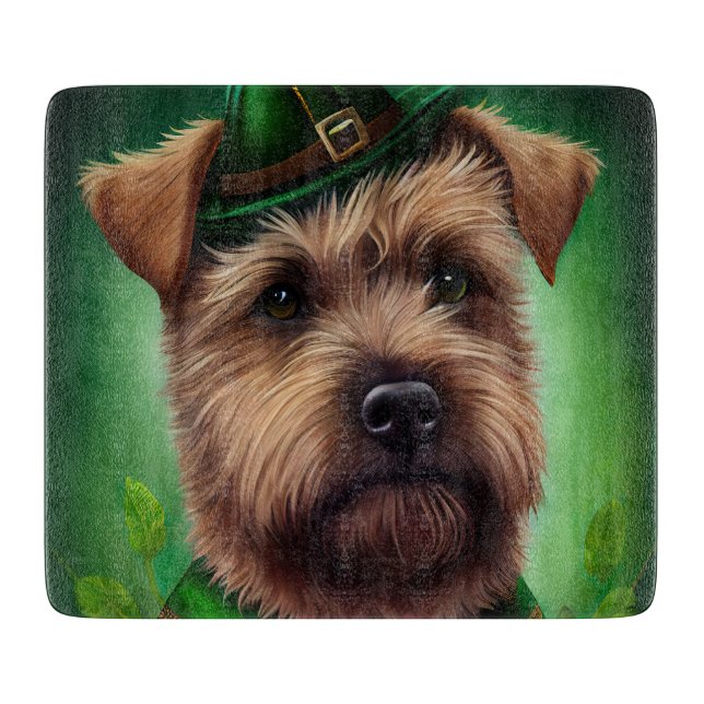 Chesapeake Bay Terrier i St. Patrick's Day-dräkt (Framsidan)