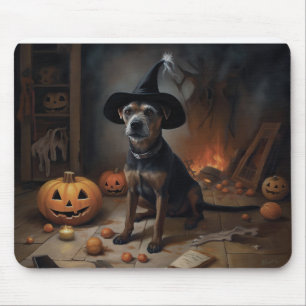 Chesapeake Bay Terrier Pumpas Halloween Skräck Musmatta