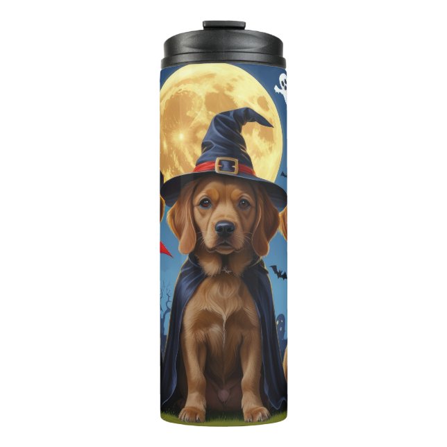 Chesapeake Bay Terrier Pumpkin Halloween Funny (Framsida)