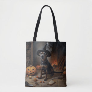 Chesapeake Bay Terrier Pumpkins Halloween Scary Tygkasse